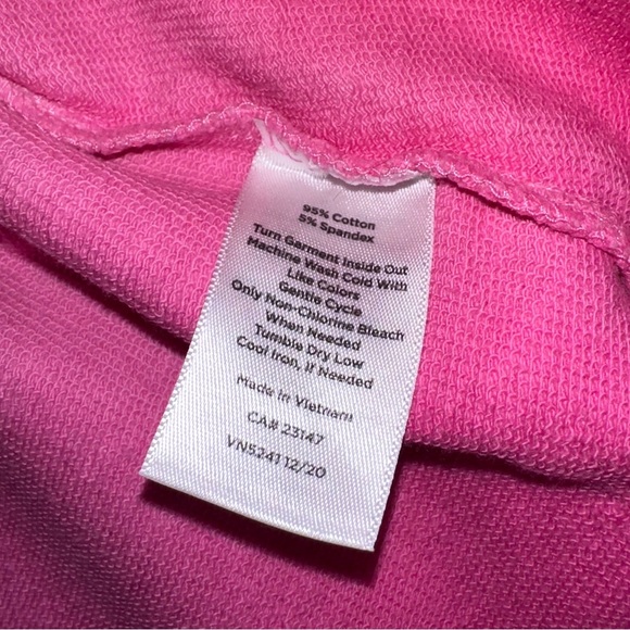 Talbots T By Talbots Pink Ombré Tie Dye Long Sleeve Pullover Top Shirt SP - Picture 3 of 5